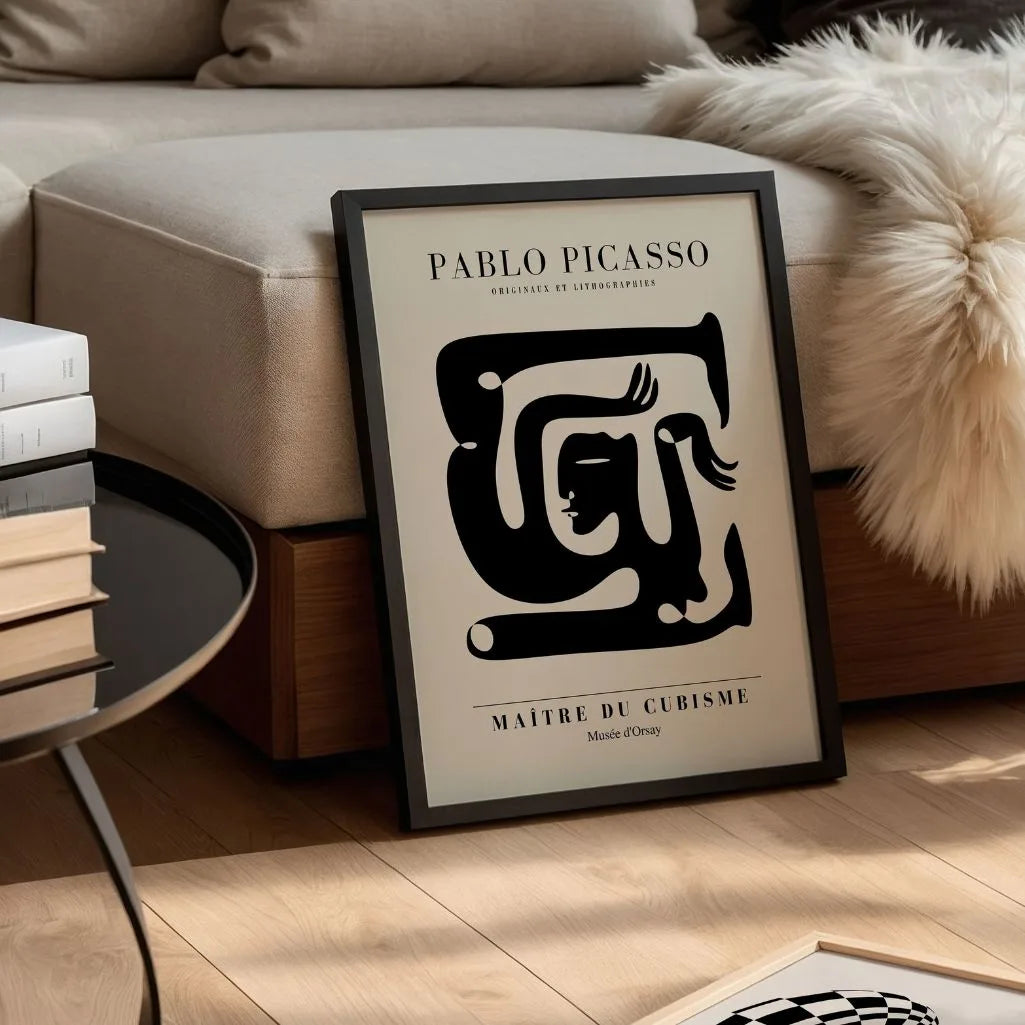 Plakat inspirowany twórczością Pablo Picasso – Postać w ruchu