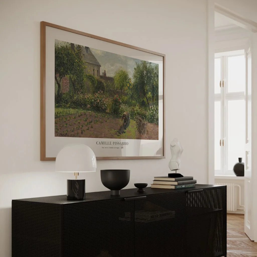 Camille Pissarro Plakat – Ogród artysty w Eragny (1898) | w Stylu Impresjonistycznym
