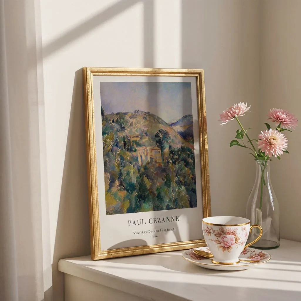Paul Cézanne – Widok posiadłości Saint-Joseph Plakat (1880)