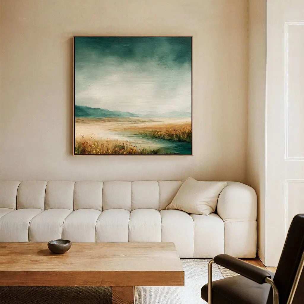 Obraz na płótnie w ramie – Przed burzą