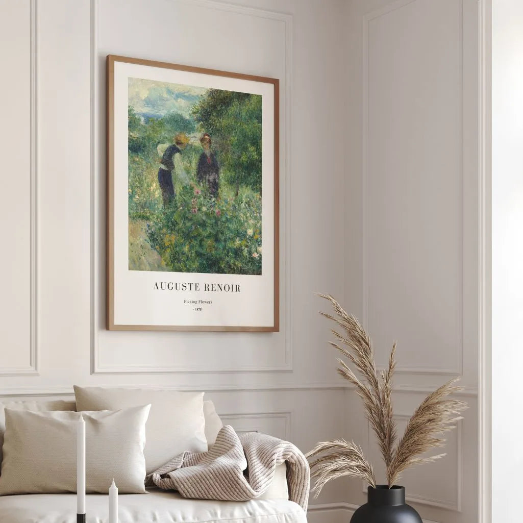 Auguste Renoir – Zbieranie kwiatów Plakat