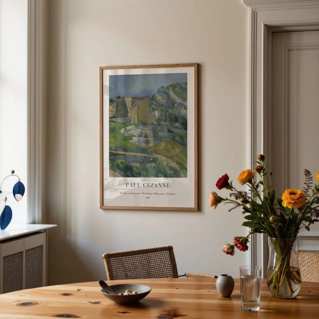 Paul Cézanne Plakat – Domy w Prowansji (1883)