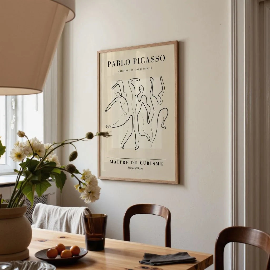 Plakat inspirowany twórczością Pablo Picasso – Taniec form