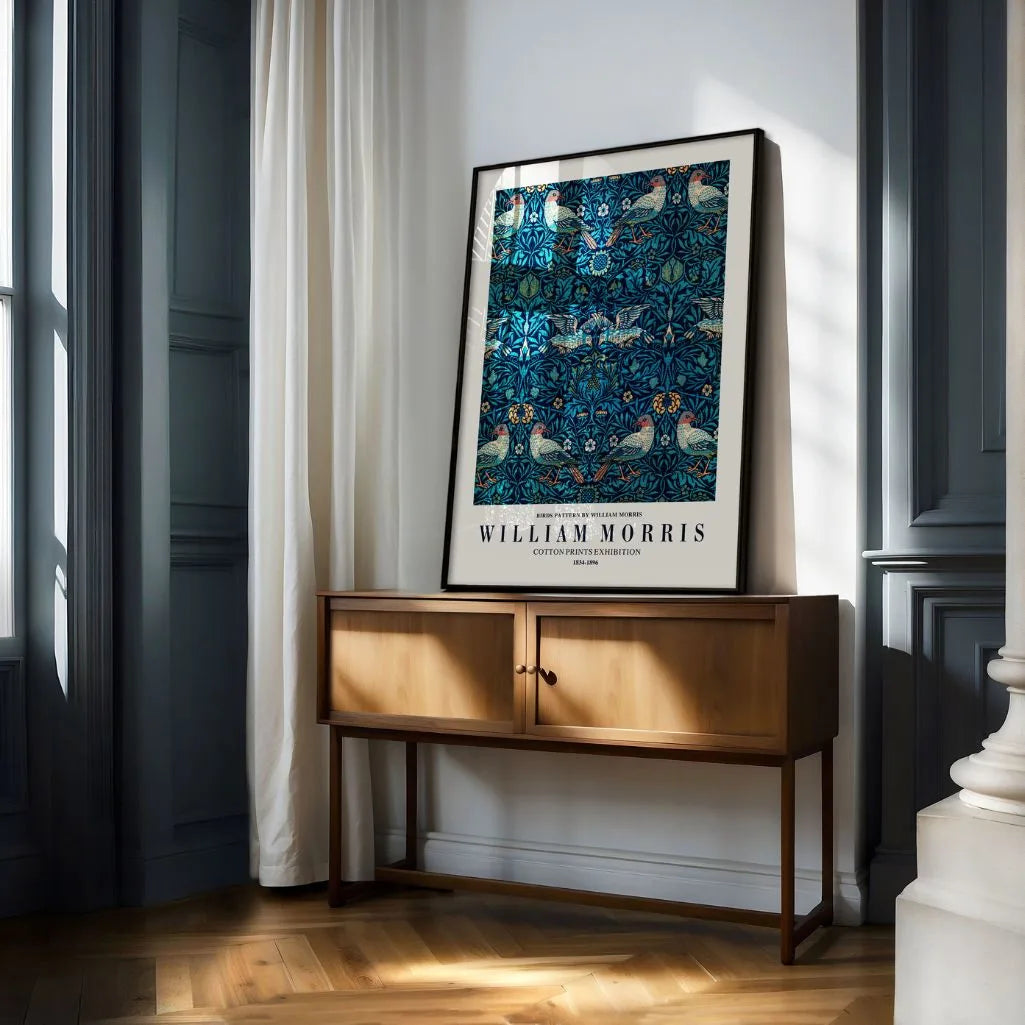 Plakat William Morris – Ozdobne Ptaki