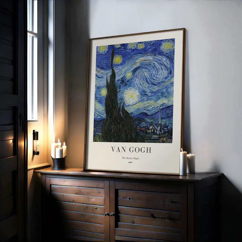 Plakat Vincent van Gogh – Gwiaździsta noc– 1889