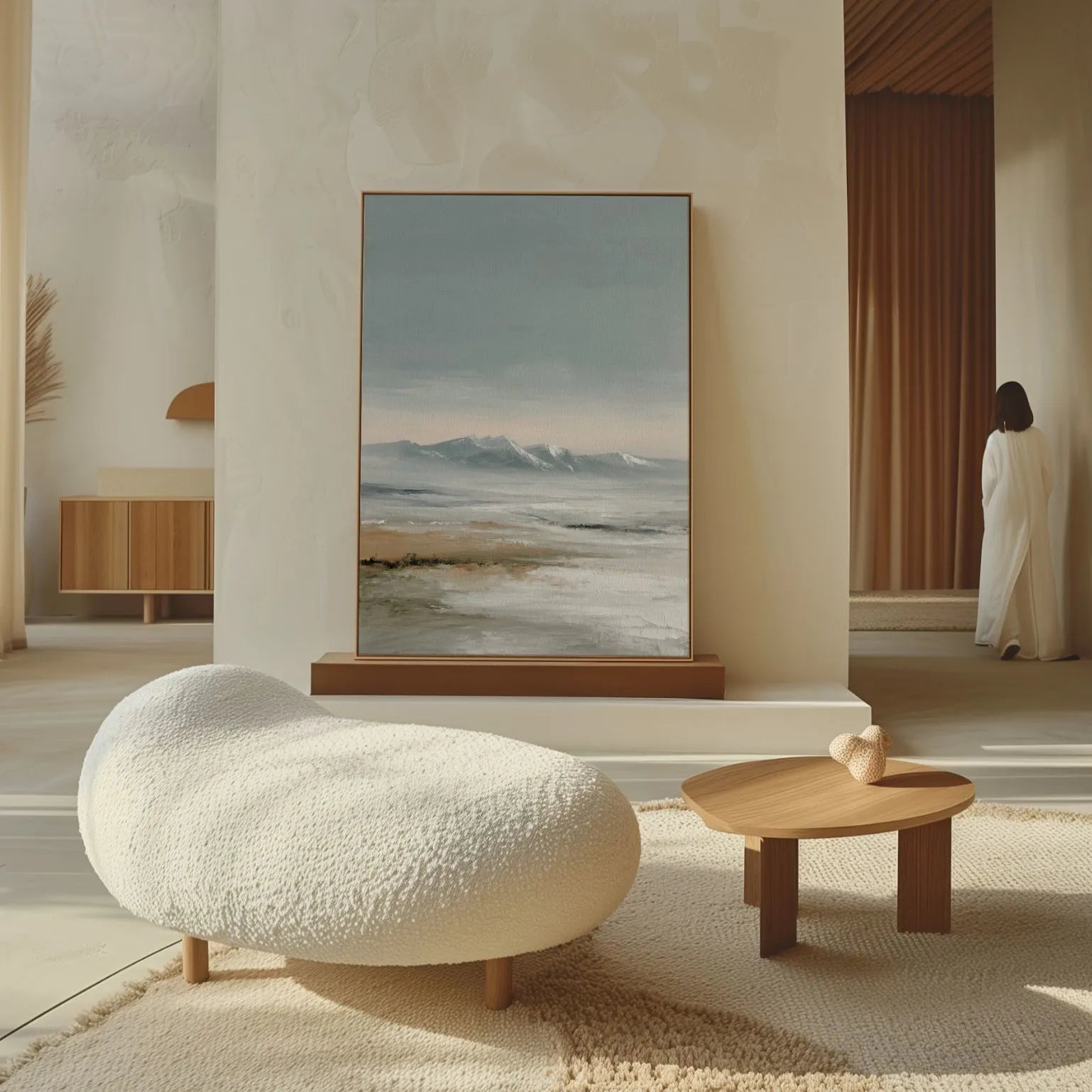 Obraz na płótnie w ramie – Szept horyzontu