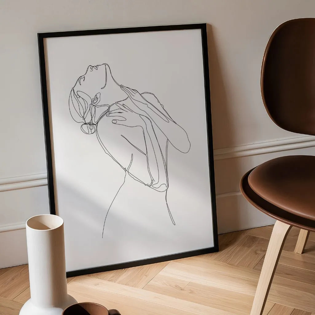 Plakat – Zmysłowa figura