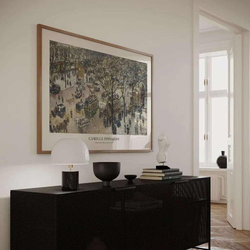 Camille Pissarro Plakat – Boulevard des Italiens, Poranek (1897)