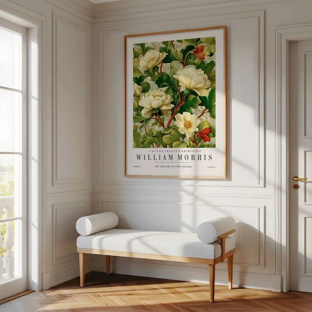 Plakat – Kremowe Kwiaty