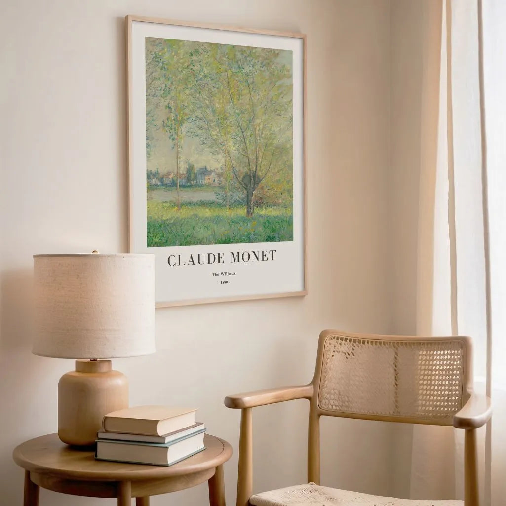 Plakat Claude Monet – Wierzby