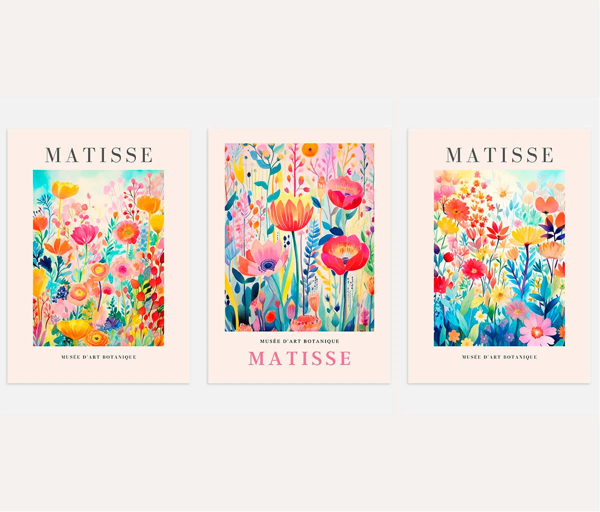 Matisse Botanical Garden – Set of 3 Posters