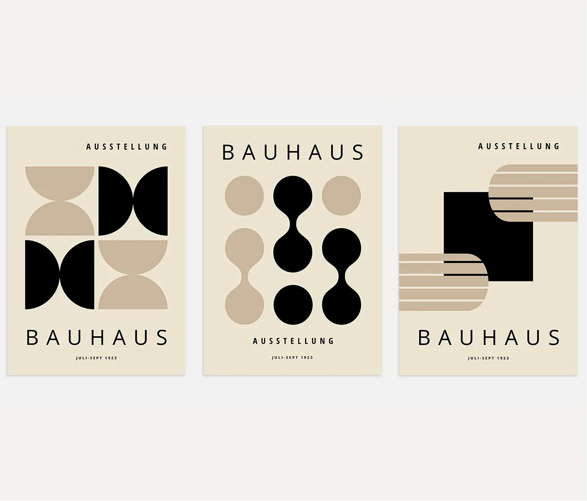Bauhaus Weimar Order Set of 3 Posters