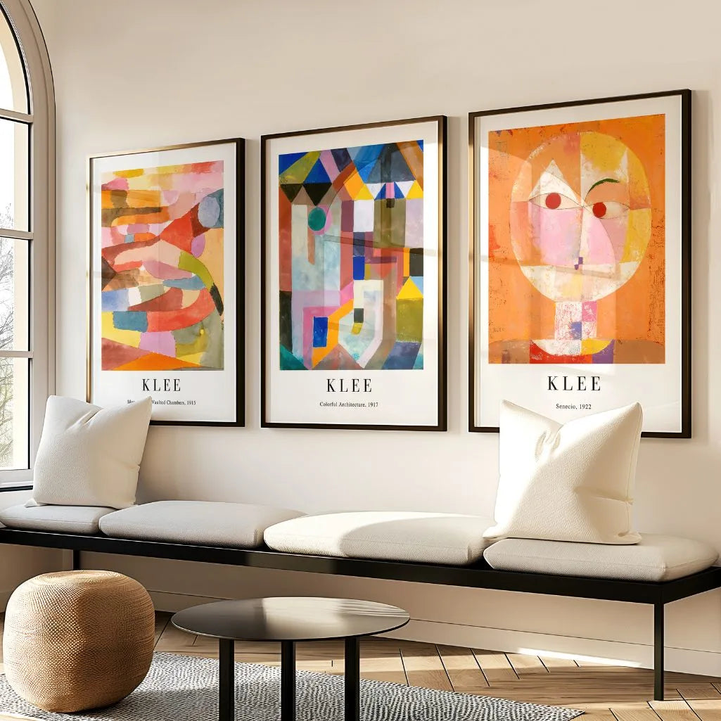 Paul Klee Face & Colour – Set of 3 Posters