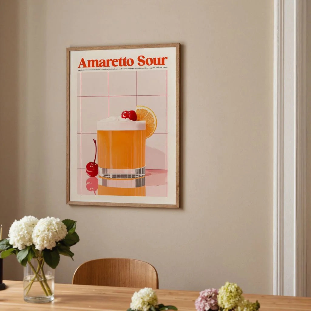Plakat Koktajl Amaretto Sour