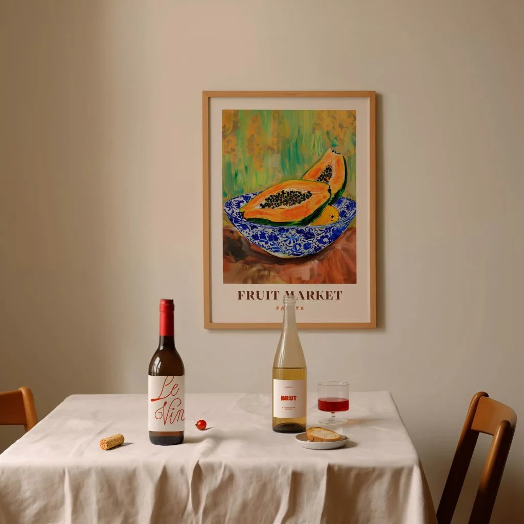 Plakat Papaja W Misce