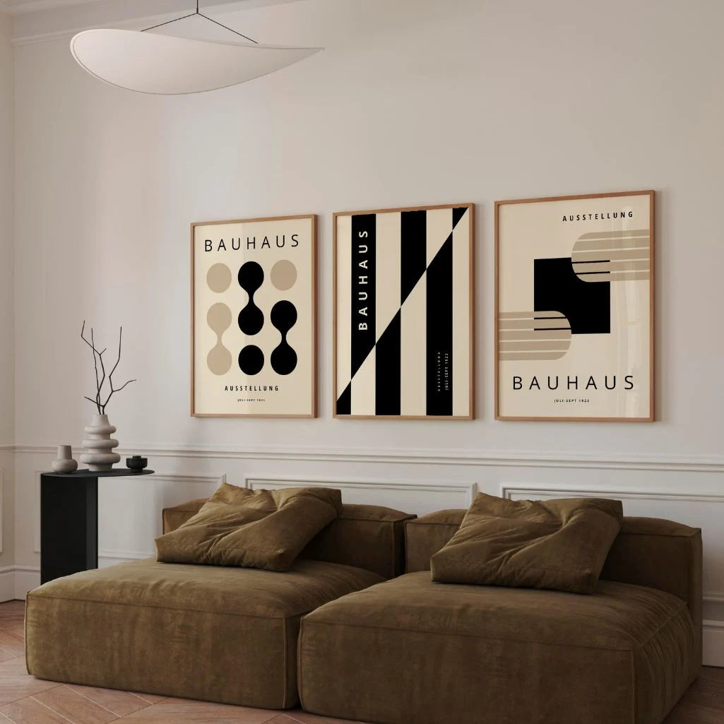 Set of 3 Bauhaus Posters