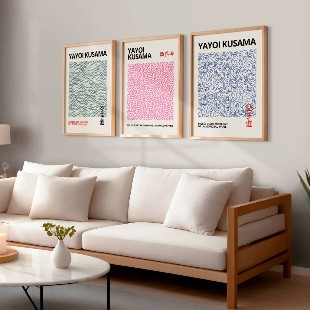 Organic Line Pattern Art Prints – Minimal Abstract Set of 3