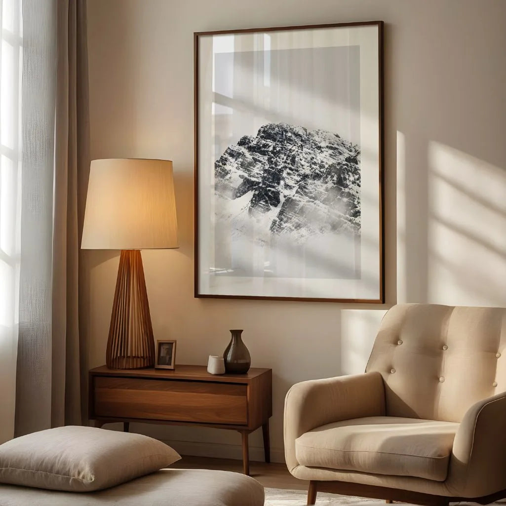 Icy Mountain Monument Poster