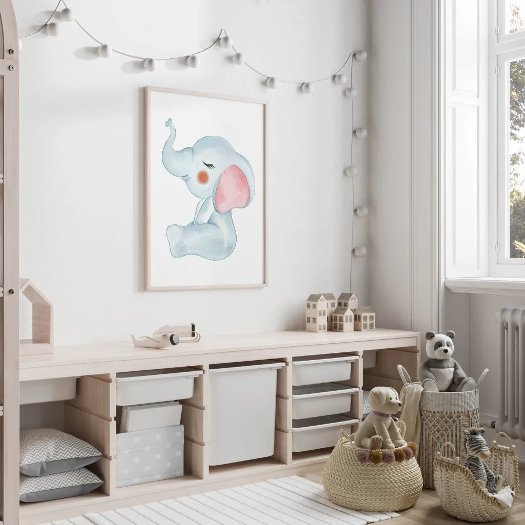 Baby Elephant Poster