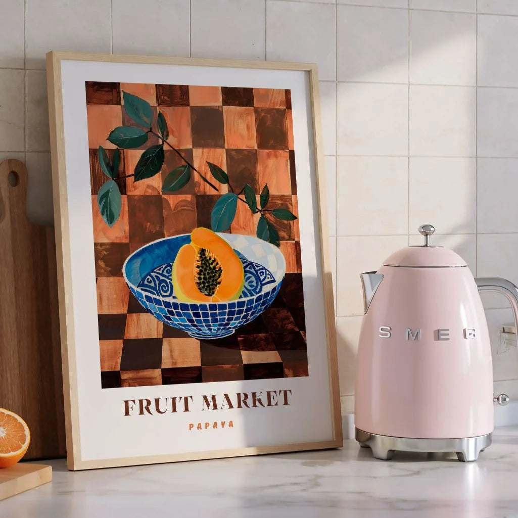 Plakat Martwa Natura Z Papają