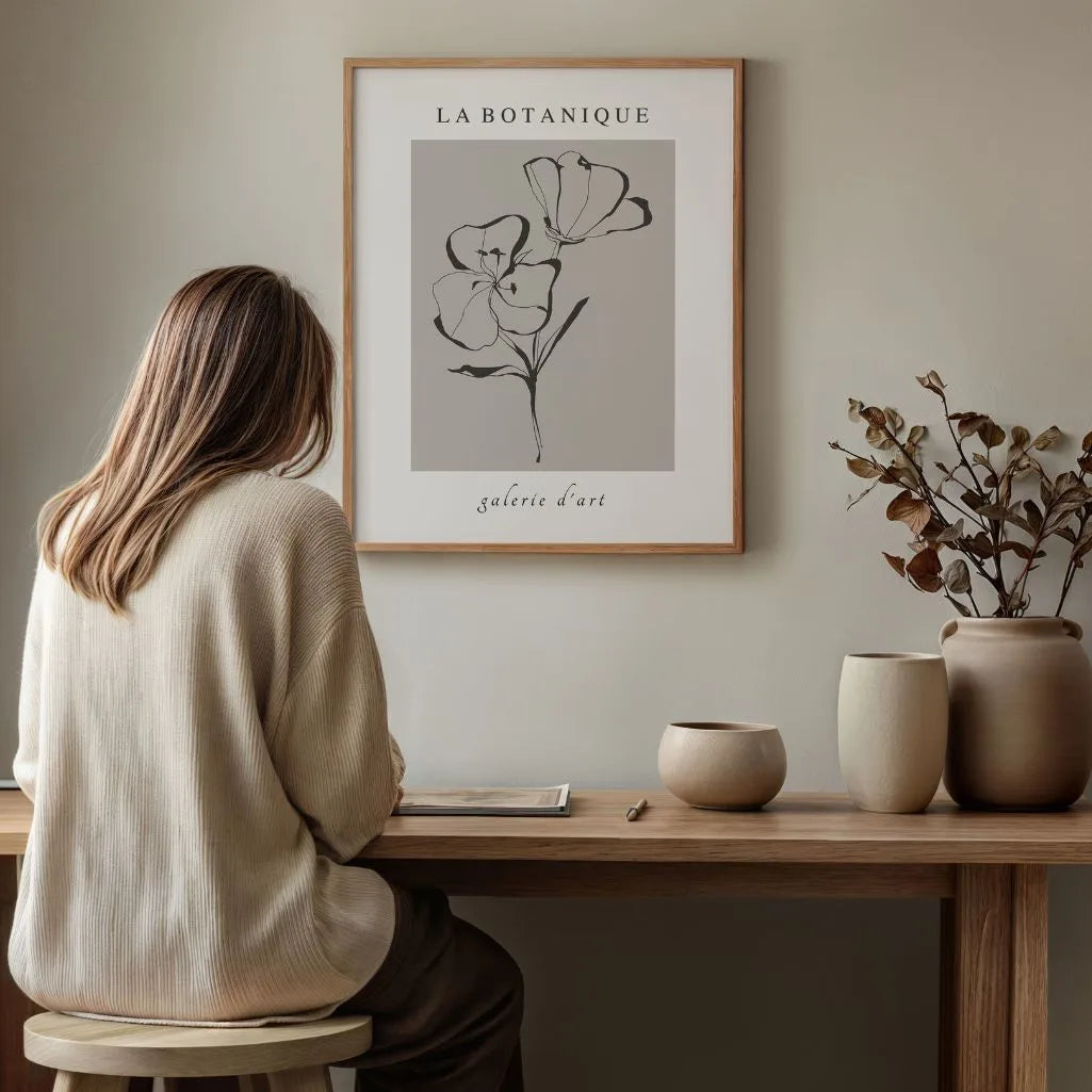 LA Botanique Flower Poster