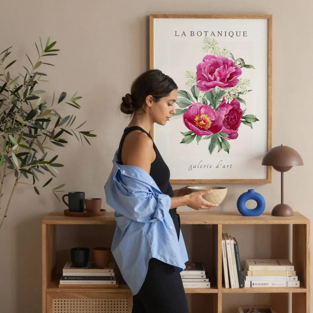 Awarela Kwiatowa Elegancja Plakat