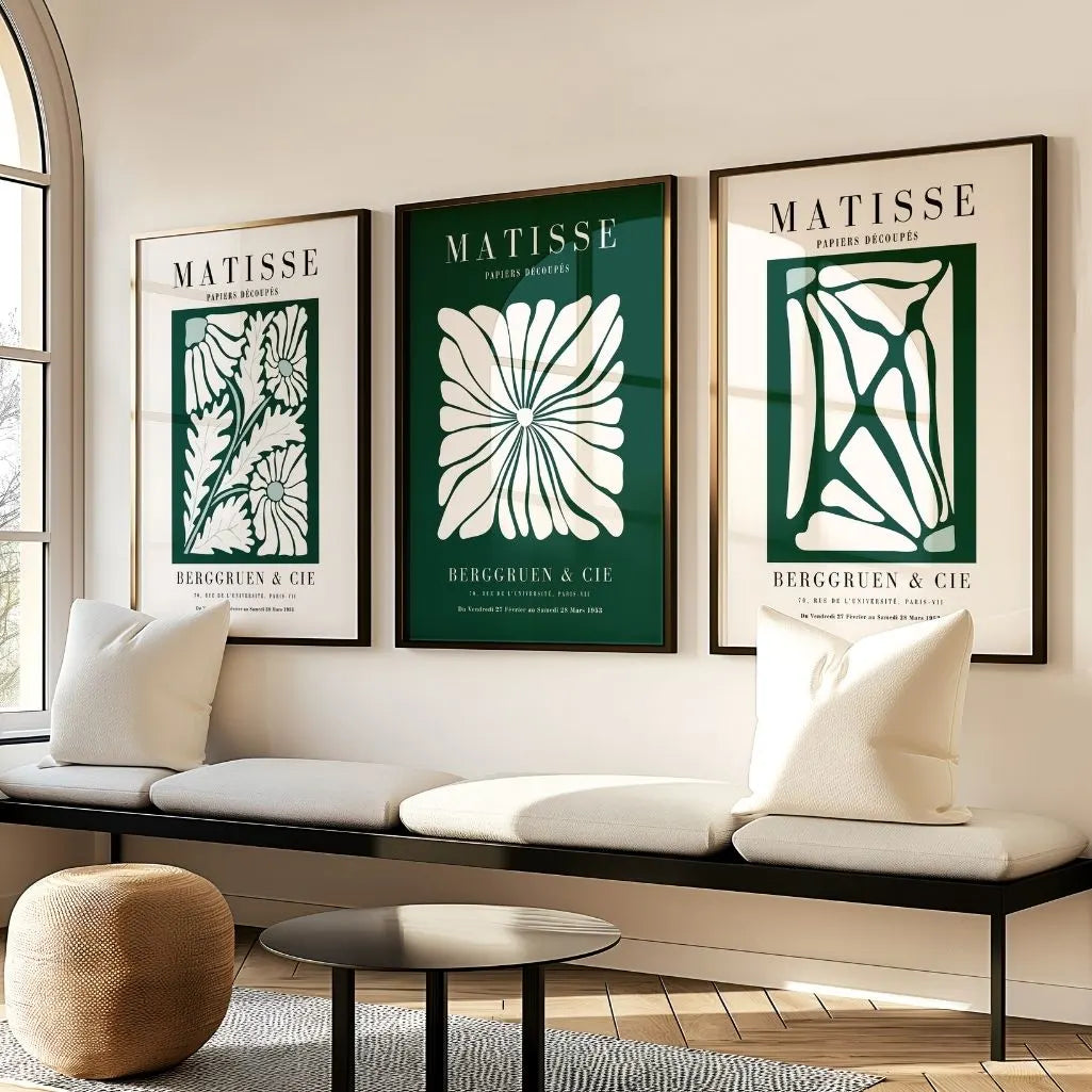Matisse Botanical Flowers – Set of 3 Posters