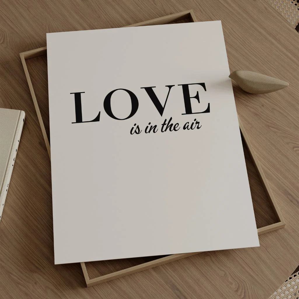 Plakat Miłość wisi w powietrzu