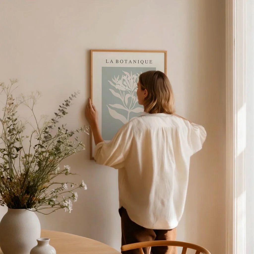 Botaniczny Plakat Kwiatowy Szałwia