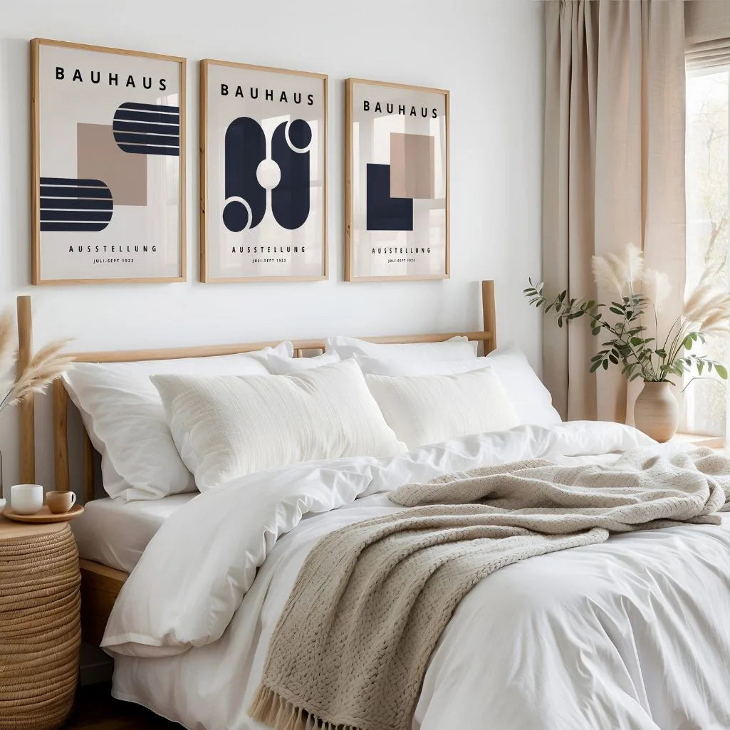 Bauhaus Weimar Plane Balance Set of 3 Posters