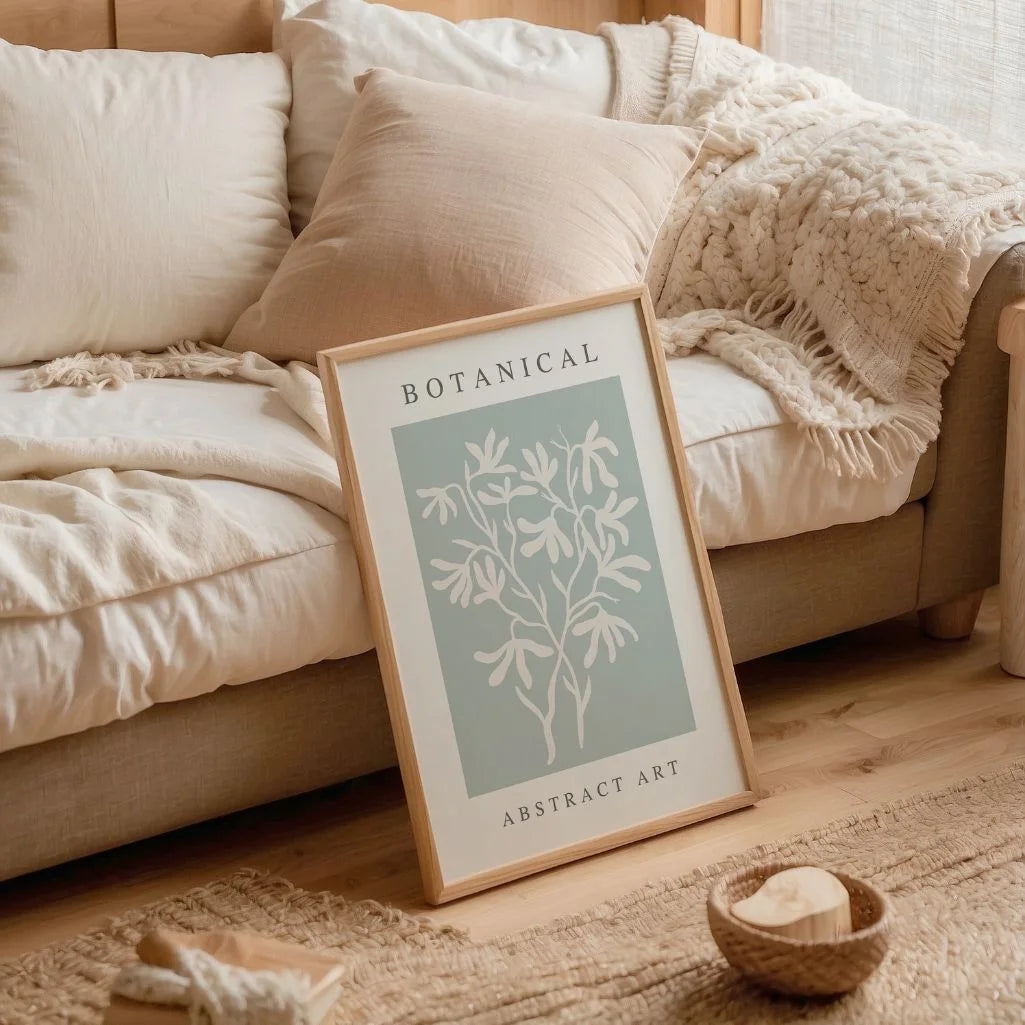 Botaniczny Plakat Abstrakcyjny Gałązka