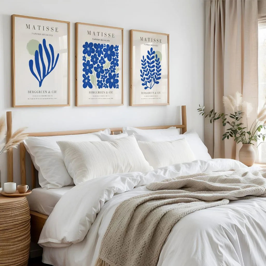 Henri Matisse Blue Green Garden Set of 3 Posters