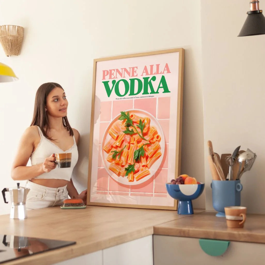 Plakat Penne W Sosie Wódkowym