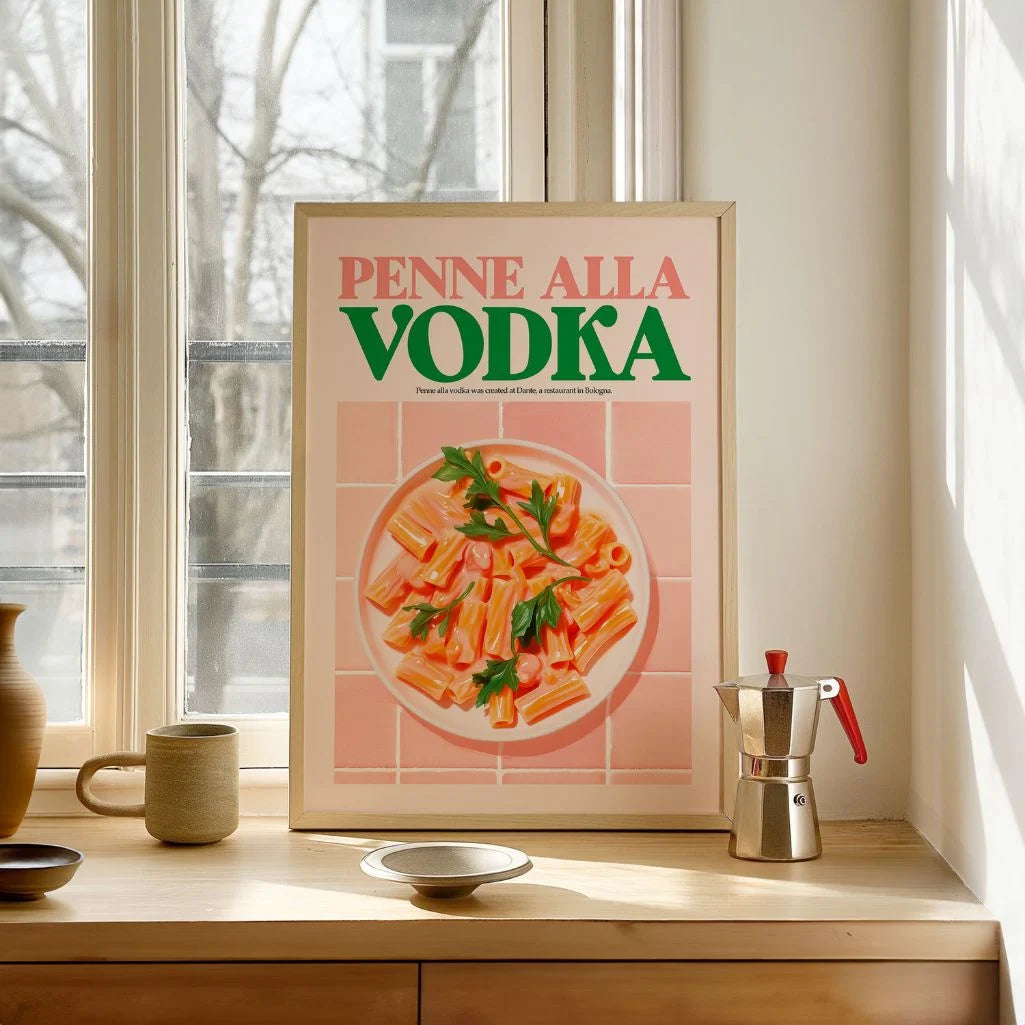 Plakat Penne W Sosie Wódkowym