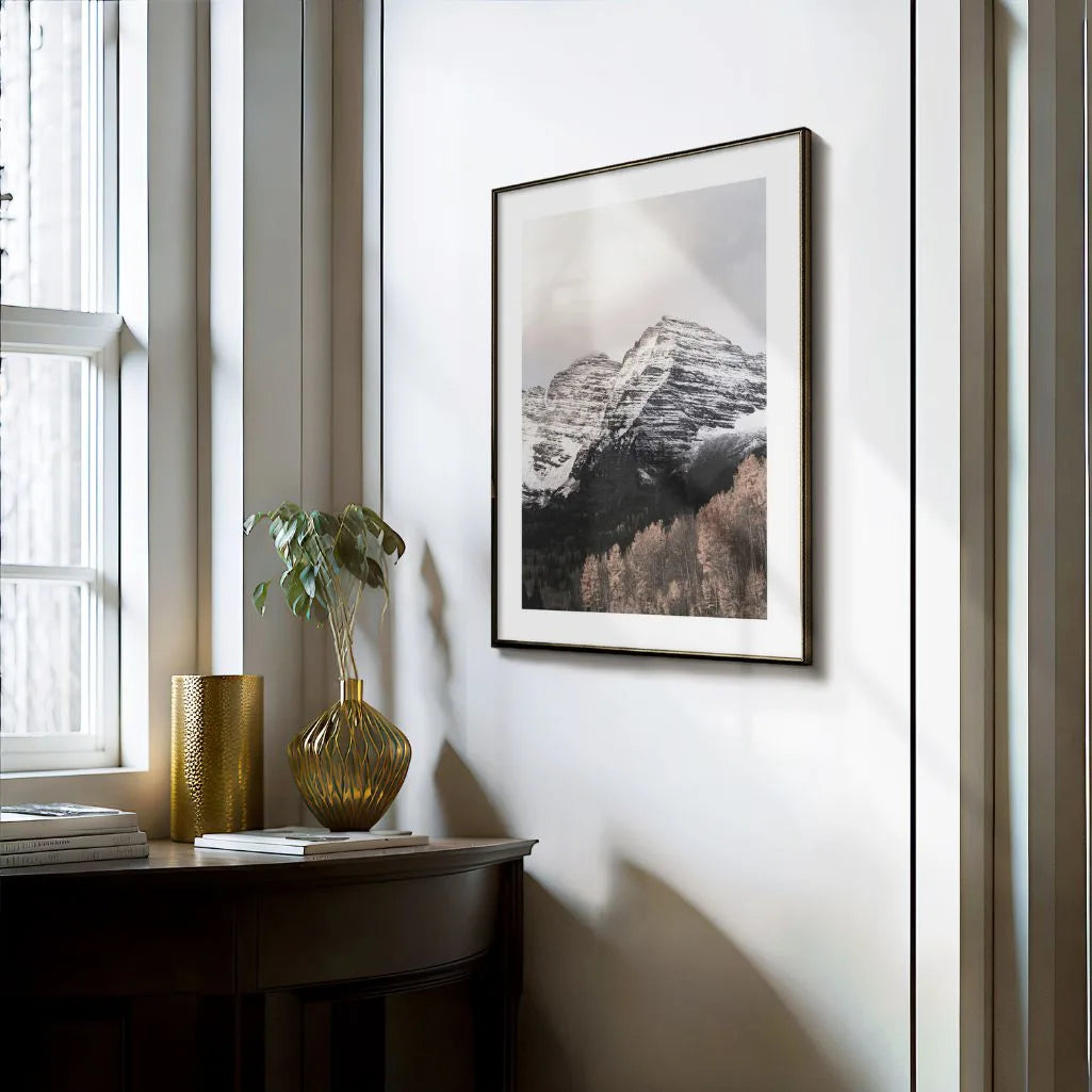 Snowy Mountain Peak Poster