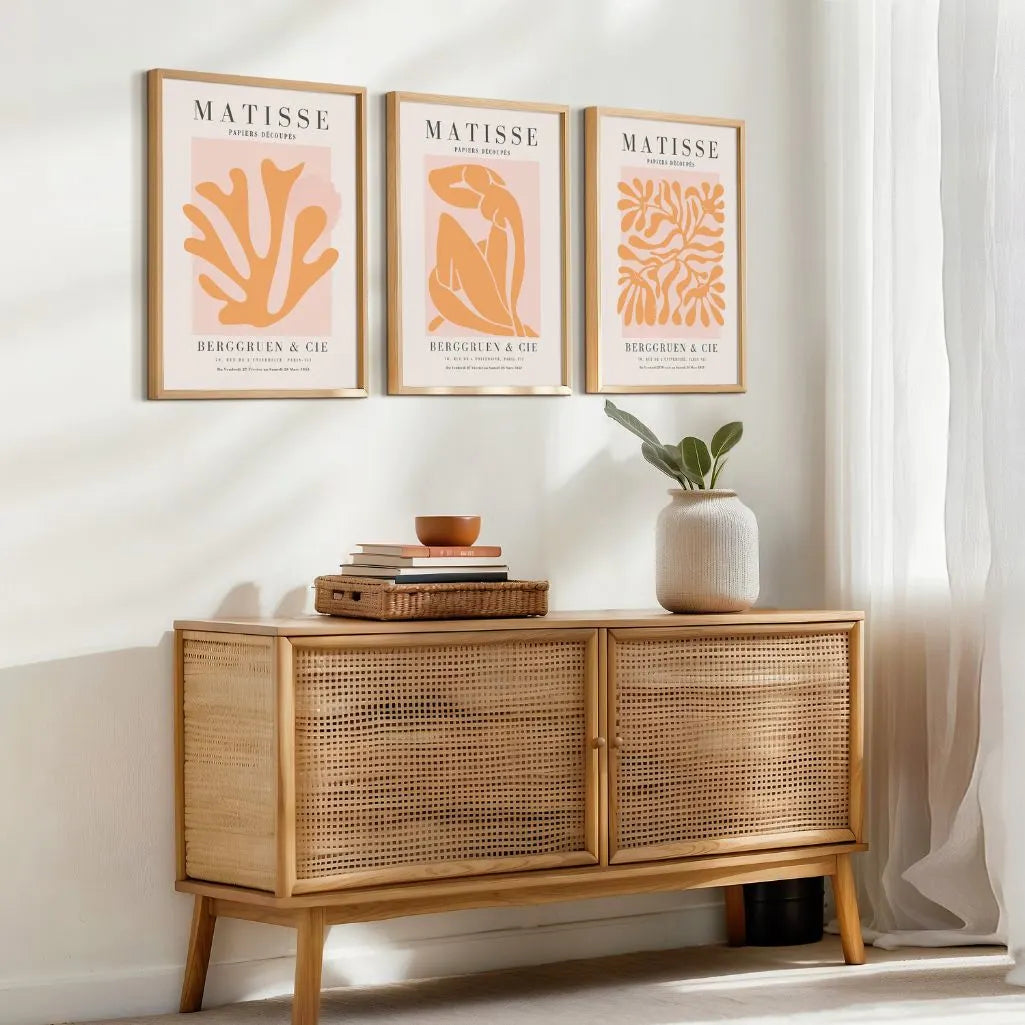 Henri Matisse Cut-Out Harmony Set of 3 Posters