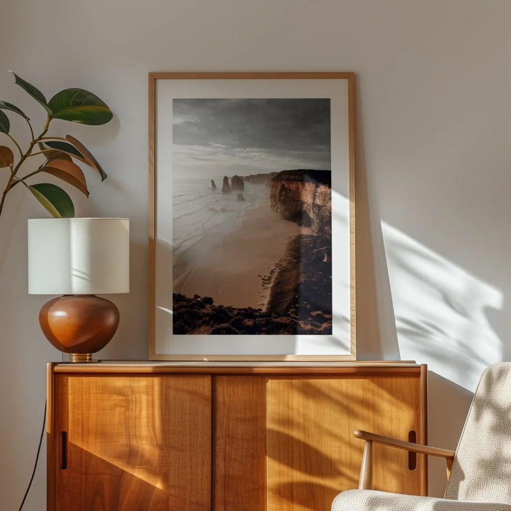 Cliffs at Dusk Poster