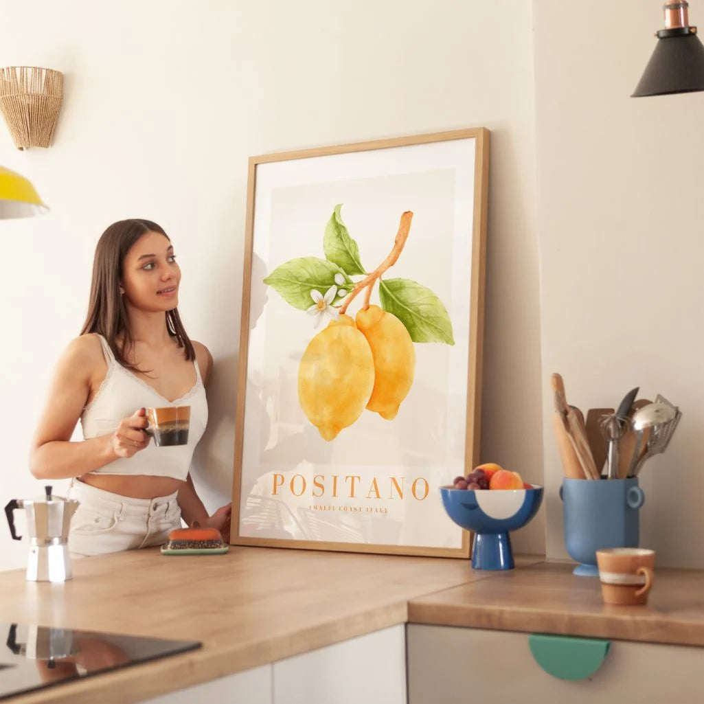 Plakat Cytryny Positano