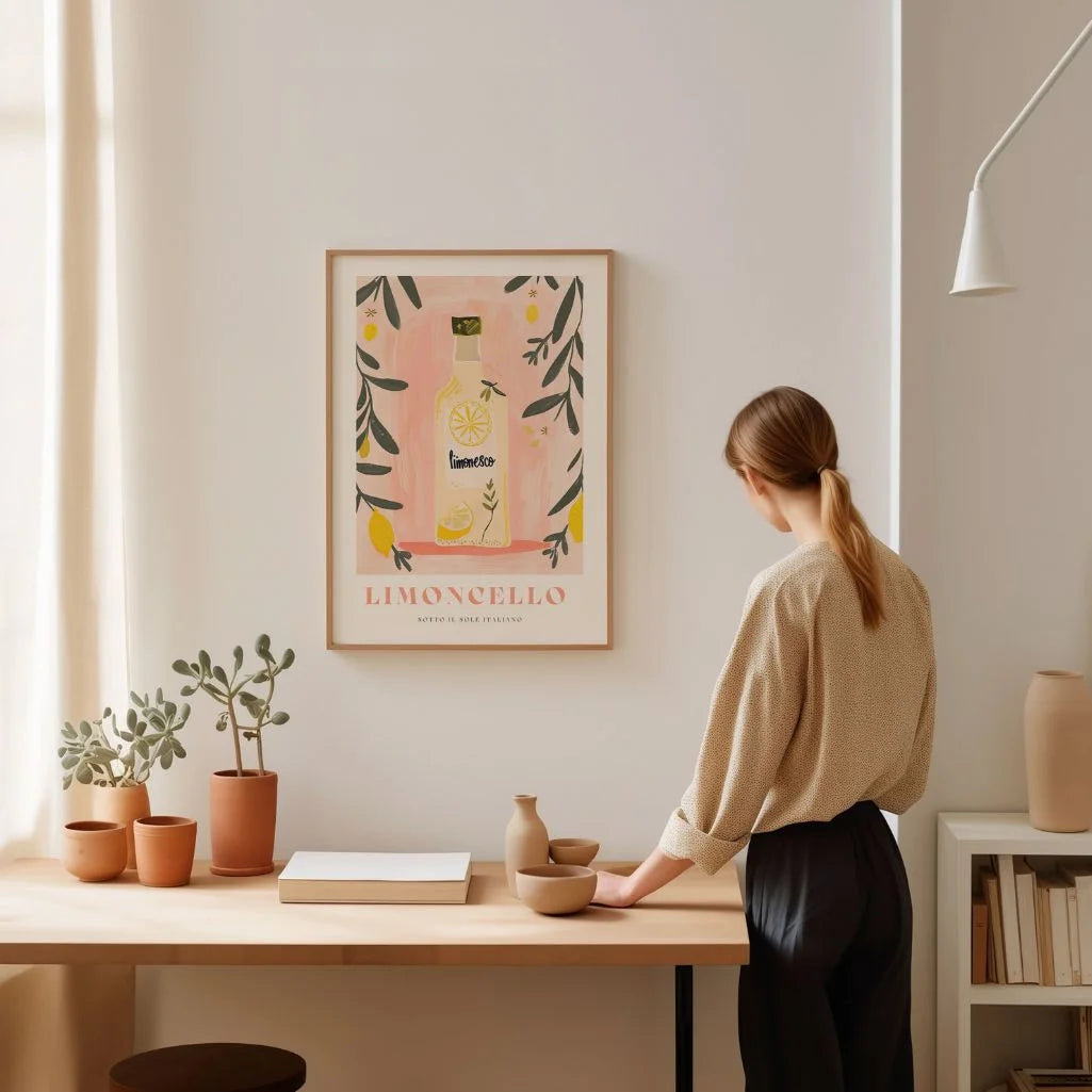 Plakat Limoncello Śródziemnomorski