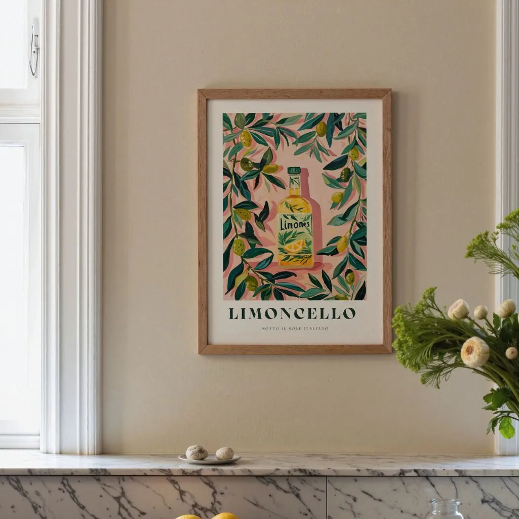 Plakat Ilustracja Limoncello