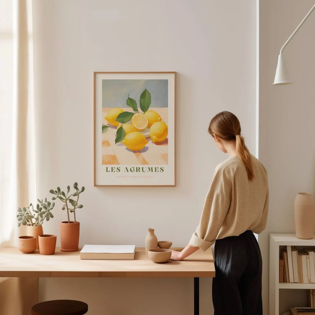 Plakat Cytryny Verde Les Agrumes