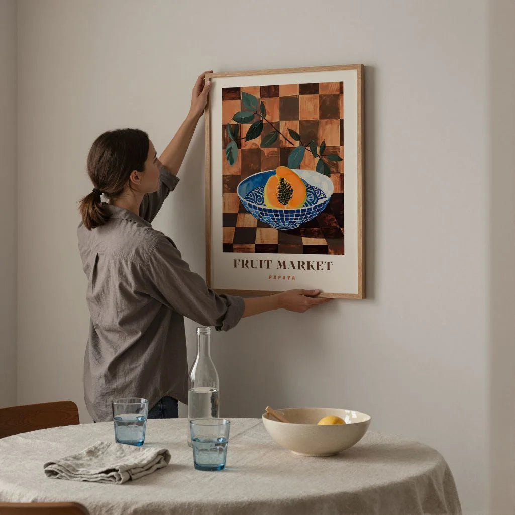 Plakat Martwa Natura Z Papają