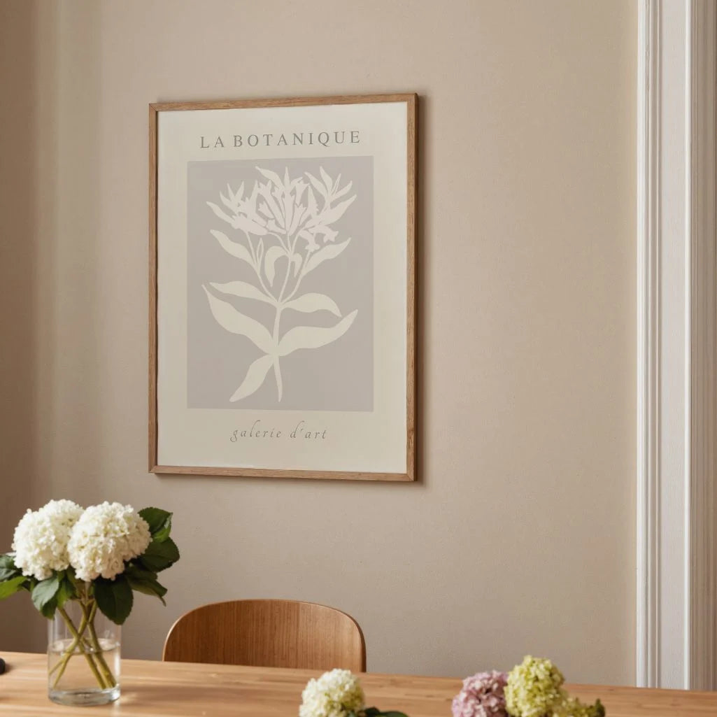 La Botanique Floral Poster
