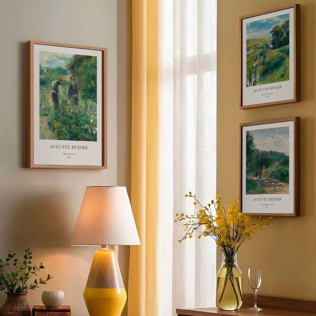 Auguste Renoir Impressionist Scenes – Set of 3 Posters