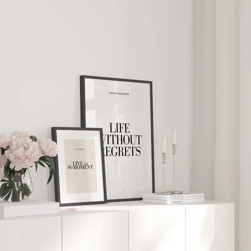 Plakat Życie bez żalu