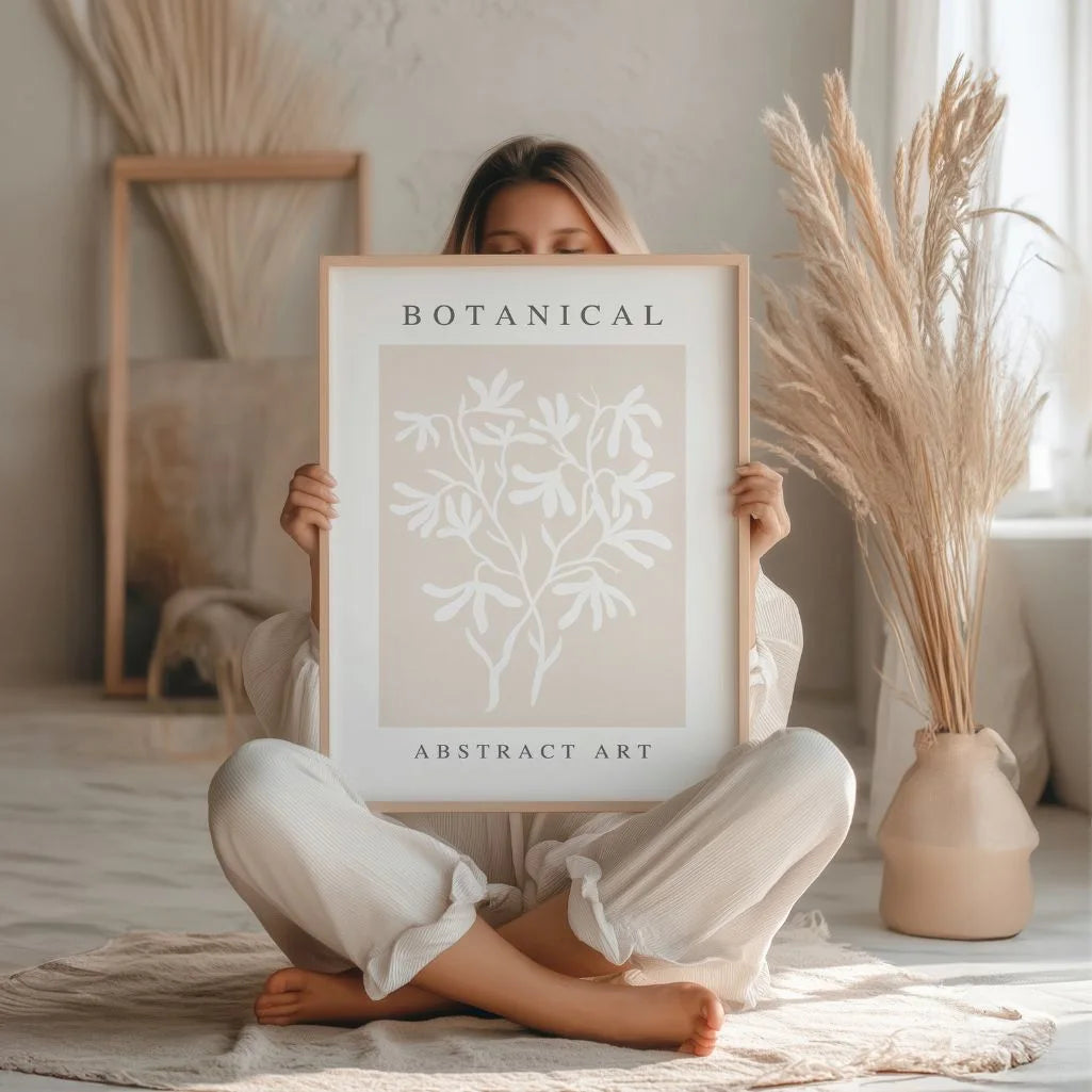 Botanical Beige Poster