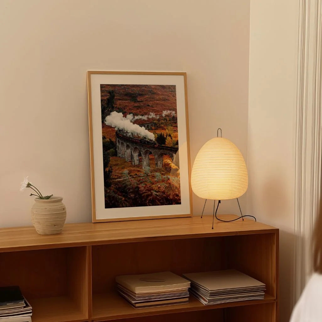 Retro Steam Train Poster