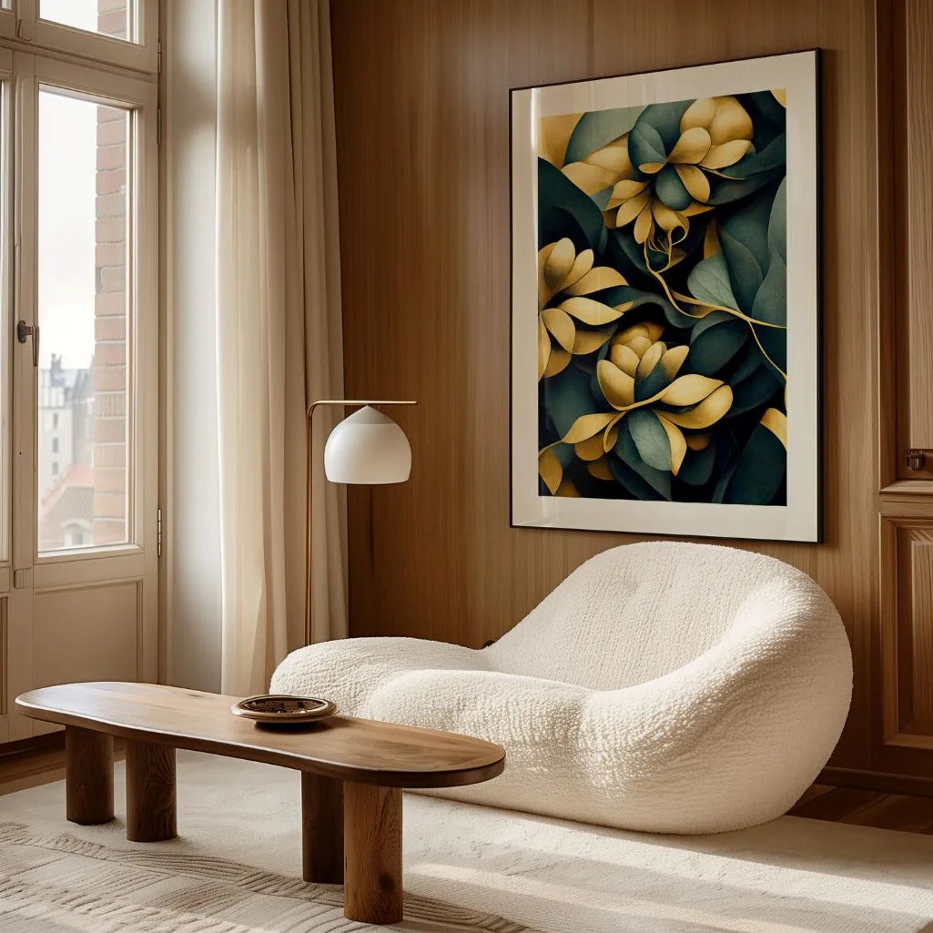 Golden Leaves Poster