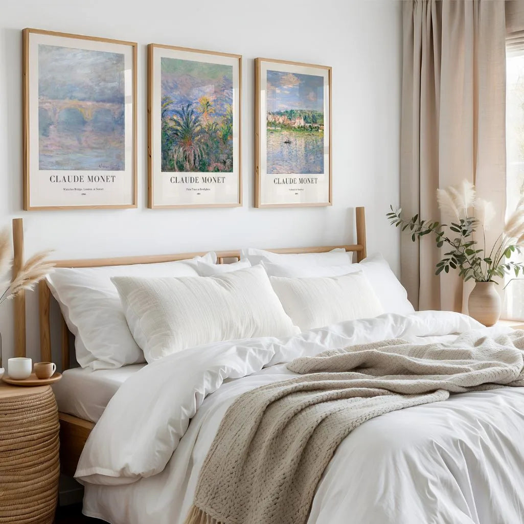 Claude Monet Landscapes – Set of 3 Posters