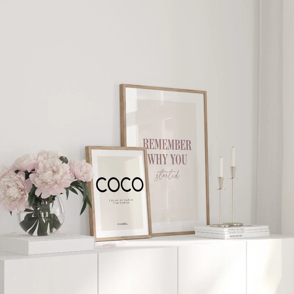 Plakat Pamiętaj, dlaczego zacząłeś